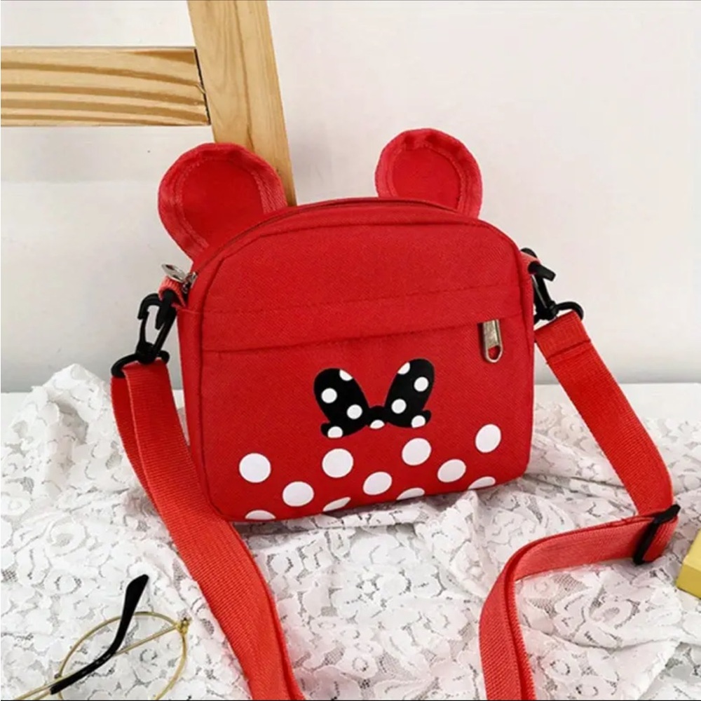 Canvas Coin Purse Trendy with Zipper, Adjustable Strap - Picture 8 of 10
